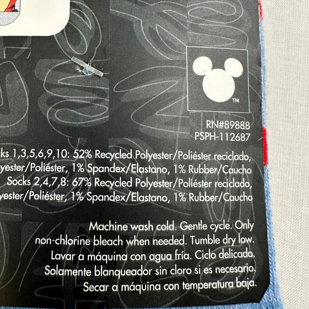 Disney 10 Pair Low Cut Socks Winnie‎ The Pooh Kids 4-10 Pack